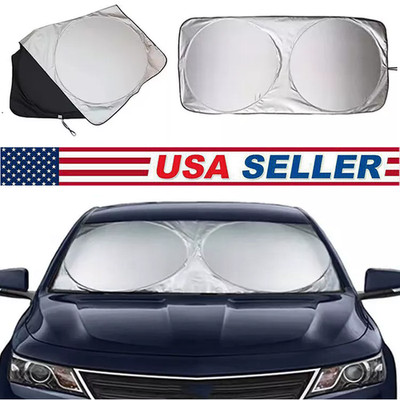 Car Shield Cover Visor UV Block Car Rear Front Windshield Window Sun Shade Block