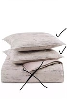 Hotel Collection Impasto Stone TWO King Shams Rare - Brand New
