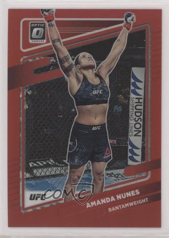 2022 Panini Donruss Optic UFC Red Prizm 127/199 Amanda Nunes #15 0b5q
