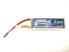 Zeee Power 22.2v 6s 6000mah 60c LiPo Battery Pack w/ EC5 Plug Used