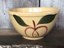 Watt Pottery #6 Open Apple Mixing Bowl