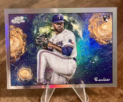 2025 Topps Cosmic Chrome - Stars in the Night Kumar Rocker #STN-12 (RC) Rangers
