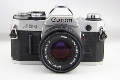 Canon AE-1 mit FD 50mm 1:1.8 / 80-200 mm 1:4 / Speedlite 177A # 13220
