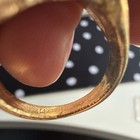 Women's Vintage Amethyst Lily Cocktail Ring 14k HG Yellow Gold Size 9.5 — photo 10