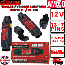 Neilsen Trailer Socket Tester Electrical Tow Bar Wiring Circuit Light Test Tool