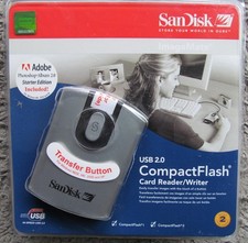 SANDISK IMAGEMATE USB 2.0 COMPACTFLASH CARD READER WRITER CF TYPE I/II - NEW.