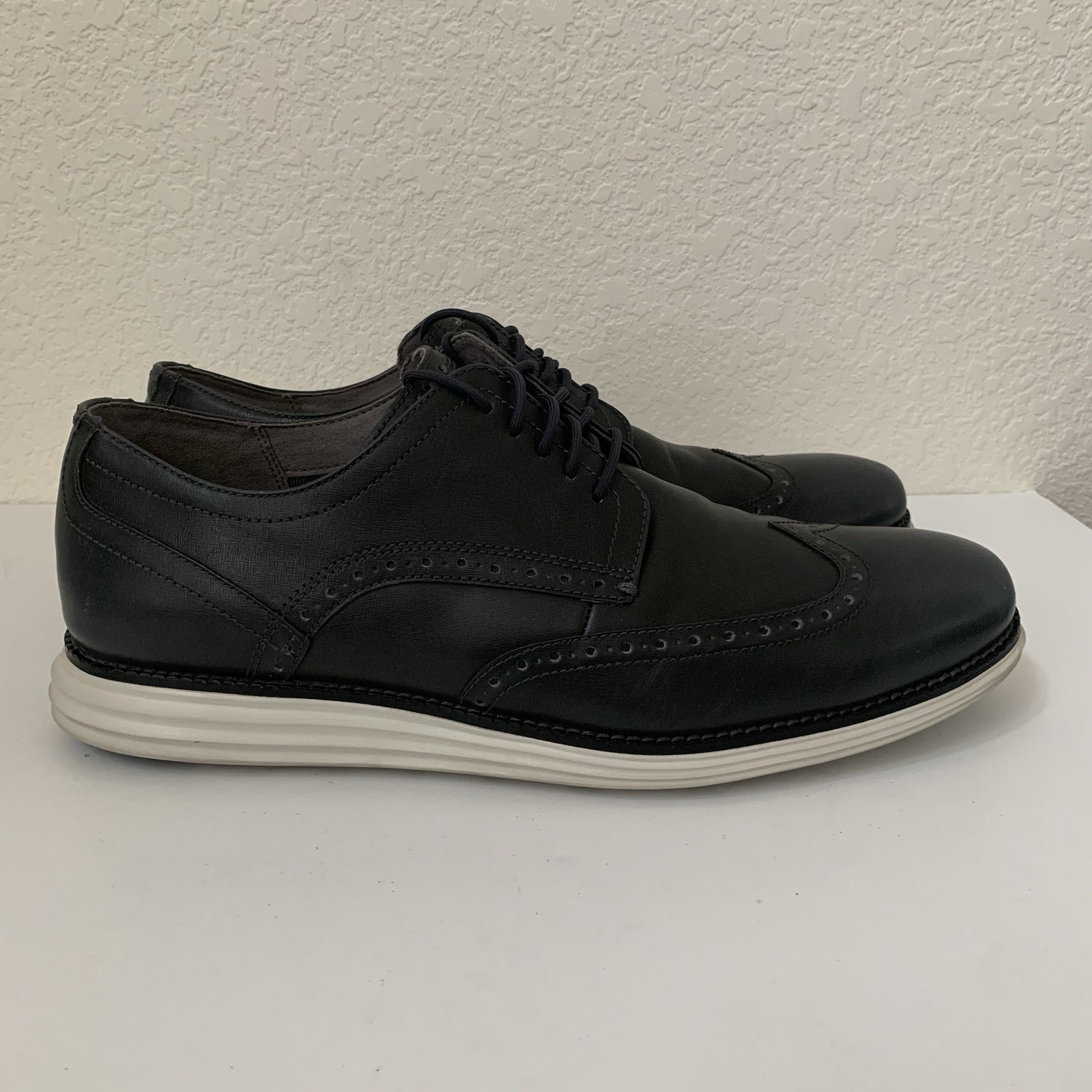 SAOLA Scarpe Oxford Cole Haan Original Grand Wingtip nere da uomo taglia 11 5 M