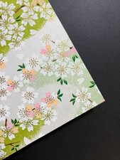 Goshuin Book Pouch "Sankyo Sakura large size Yuzen paper