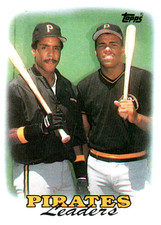 1988 Topps #231 Barry Bonds Bobby Bonilla Pittsburgh Pirates