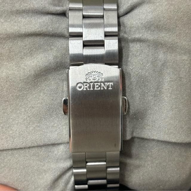 ORIENT Automatic Watch Silver Blue Dial SEMI SKEL… - image 6