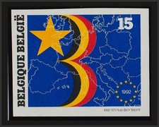 Belgium. (*) MNG Yvert 2485. 1992. 15 F Multicolor. Unused. Magnificent. (COB