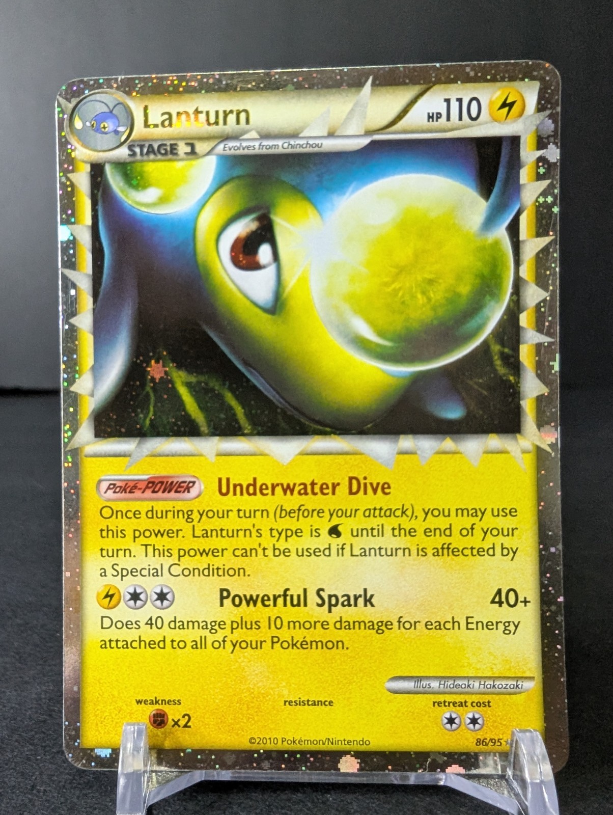 Lanturn (Prime) - HGSS Unleashed - 86/95 - Pokemon TCG - LP