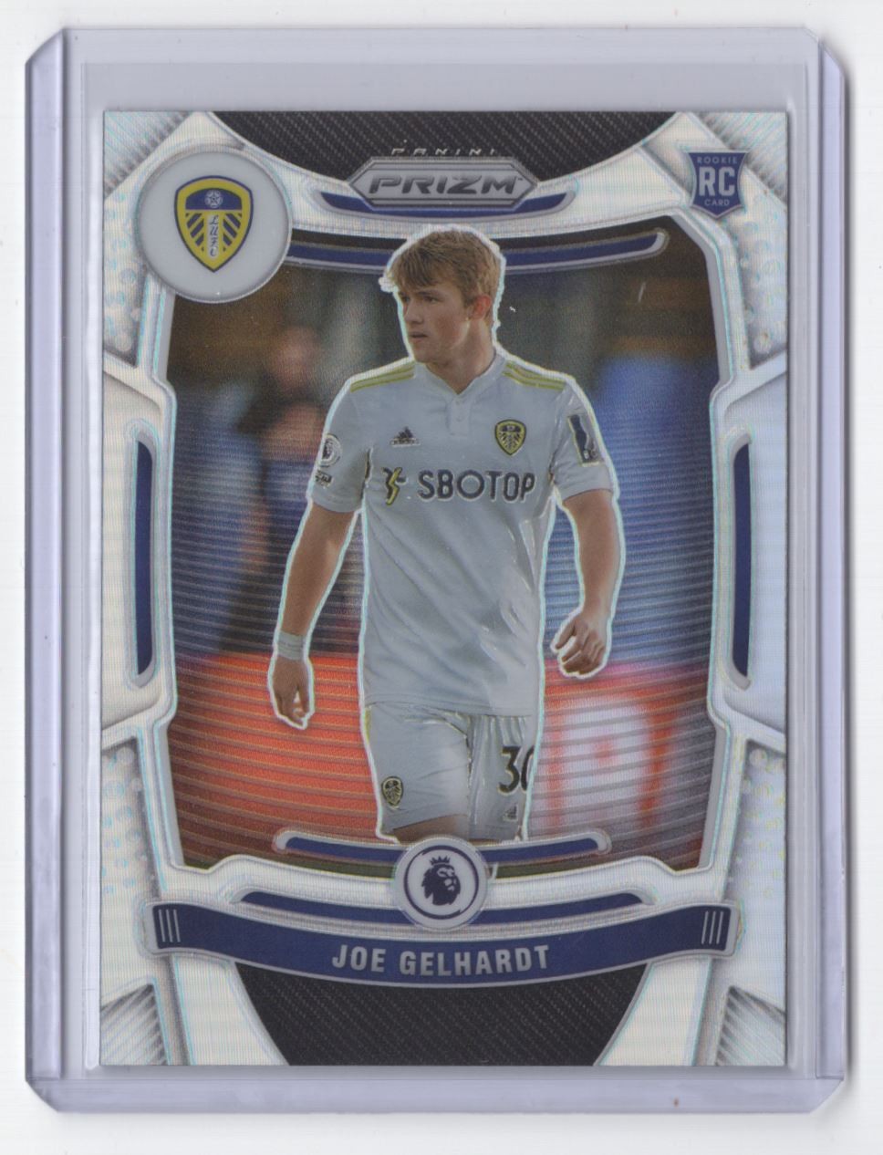 2021 Prizm Premier League Silver Joe Gelhardt Rookie Leeds United #217