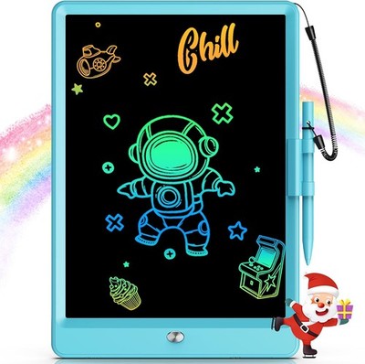 Bravokids LCD Writing Tablet 10in Drawing Pad Kids Blue