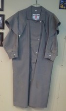 Western Trail Horse Back / Bike Riding Duster Small Gray