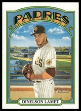 Dinelson Lamet 2021 Topps Heritage #499 San Diego Padres