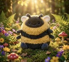 AUTHENTIC - Jellycat Albee Bee Plush Stuffed Animal Bumblebee NWT     