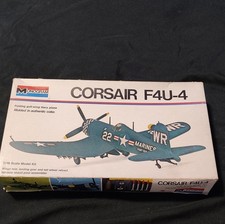 Monogram Corsair F4U-4 1:48 Plastic Airplane Model Kit Unassembled w/ Decals