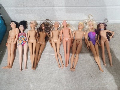 Mattel Barbie und Ken Puppe Konvolut 9 Teile Serie 12 Zoll Modefiguren