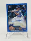 2023 TOPPS CHROME UPDATE MICHAEL MASSEY RC AUTO BLUE RAYWAVE #D 001/150 SP