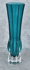 Vtg 50s Mid Century Modern Fratelli Toso Murano Italian Cased Art Glass Bud Vase