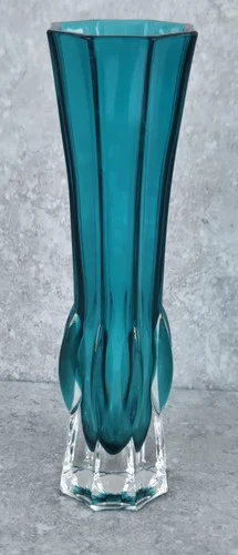 Vtg 50s Mid Century Modern Fratelli Toso Murano Italian Cased Art Glass Bud Vase
