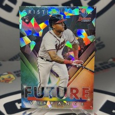 Cristian Pache 2021 Bowman's Best #BFV-21 Future Vibrance Atomic Refractor RC