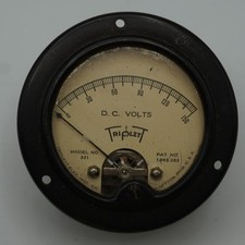 Triplett Model 321 D.C Gauge Meter 0-150