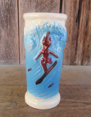 Vintage Trader Dick’s Surfer Girl Tiki Mug | Tiki | Tiki Bar | Tiki Mug's