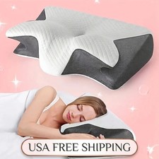 Cervical Memory Foam Pillow for Neck Pain Relief Ergonomic Neck Support Pillows