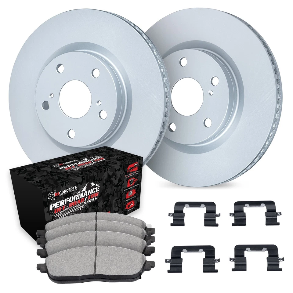 For Ford F-150 86-93 Brake Kit Carbon Series Front Brake Kit w Performance - Изображение 2 из 3