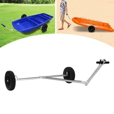 Boat Trailer Dolly Aluminum Alloy Inflatable Boat Kayak Sailboat Trailer Mover