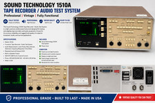 Sound Technology 1510a Tape Recorder Audio Test System Analyzer