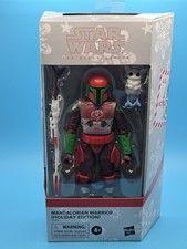 Star Wars Black Series Mandalorian Warrior Holiday Edition 6 Figure Hasbro New