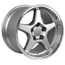 C4 Zr1 Corvette Replica Wheel Single 17x11 Rim - Silver C4 Zr1 Corvette Replica Wheel Single 17x11 Rim - Silver
