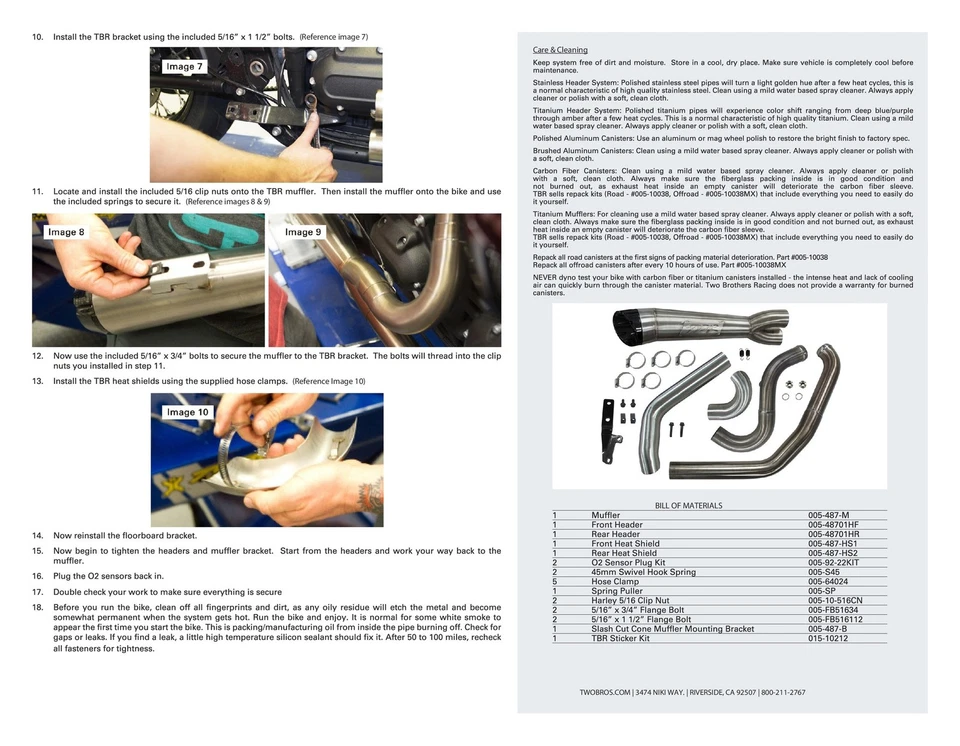 Escape Comp-S 2-1 M8 negro Turnout Two Brothers Racing 005-4870199-B Foto 3 de 4