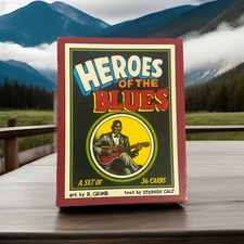 HEROES OF THE BLUES BOXED TRADING CARD SET BY R. CRUMB By Robert Crumb S. Calt