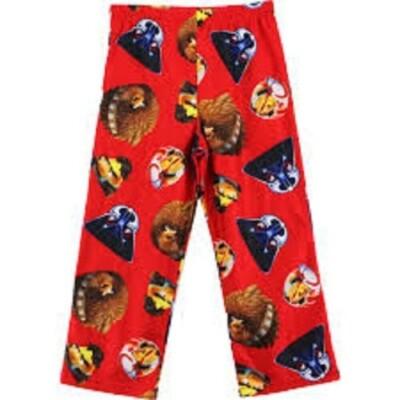 STAR WARS ANGRY BIRDS BOY'S SIZE 4 RED PAJAMAS NEW