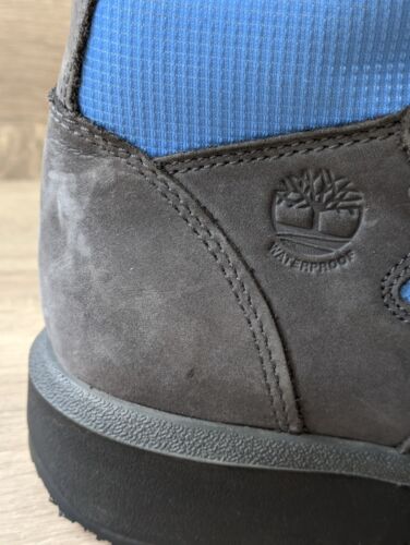 Timberland 6" Field Boots Herren Größe 11 Wasserdicht Nubuk Grau Blau A5PWC A7846 - Bild 23 von 24