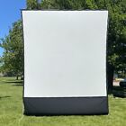 Da-Lite 12 x 12 Fast Fold Front Projector Screen With Dress Skirt Easy Assembly