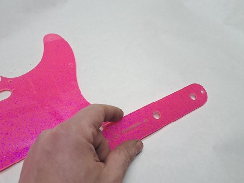 Lo último Juego de Cubierta de Control de Golpeador Brillo Rosa Brillo para Fender Tele Telecaster - Imagen 14 de 16