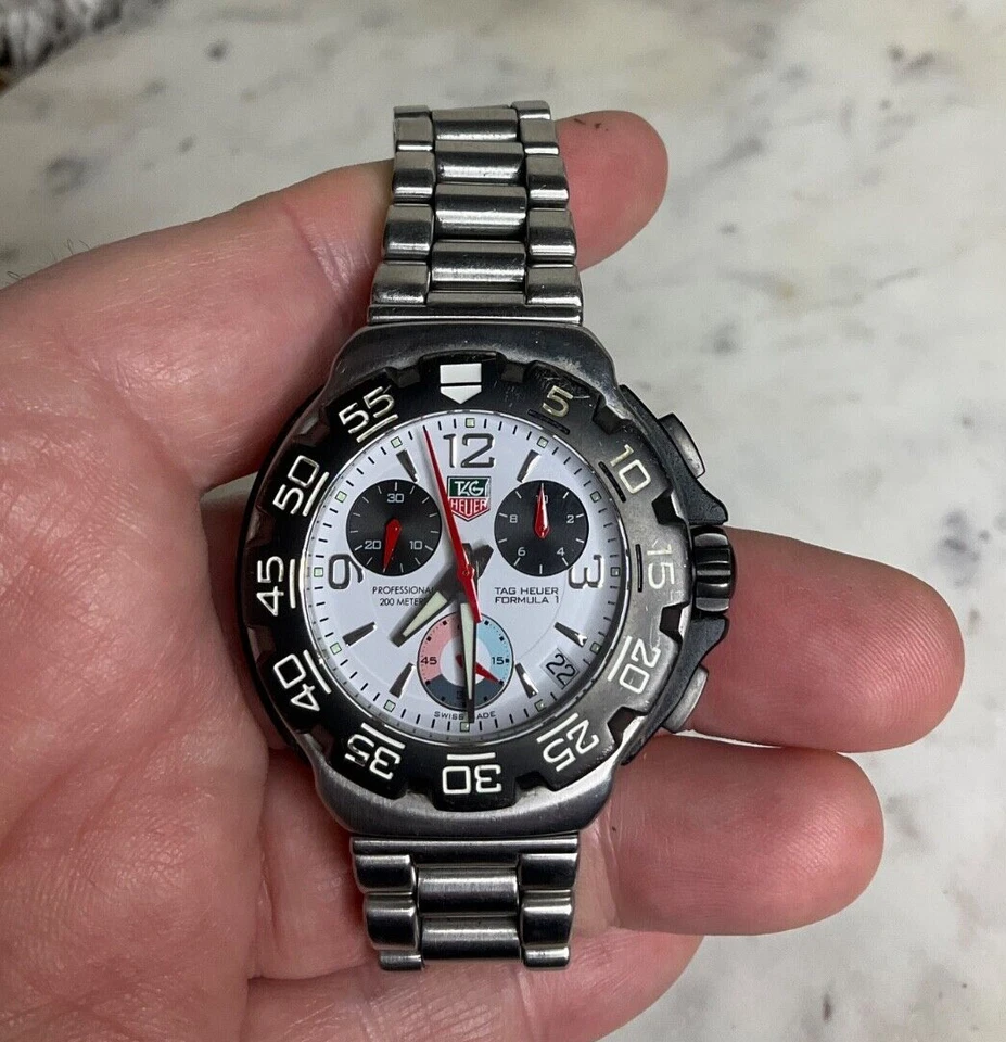 Reloj Tag Heuer Formula 1 Cronógrafo 41MM Acero Inoxidable CAC1111 Panda Foto 3 de 4