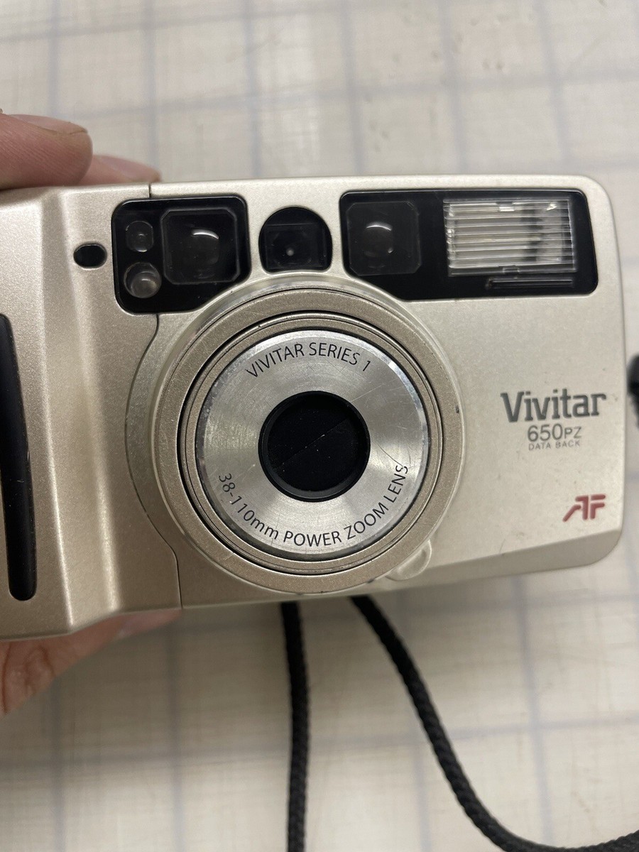 ビビター35EE／Vivitar38mm f/2.8付【実写確認済整備品】 Vintage ￼Vivitar 650PZ Data Back AF Point & Shoot 35mm Film