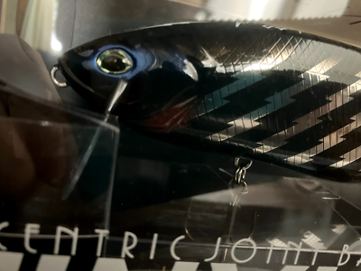 DRT TINY KLASH Electric Black Color 2oz Big Swimbait Low Float