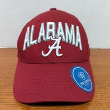 Alabama Crimson Tide Hat Cap Snap Back Red Spellout Top Of The World NCAA
