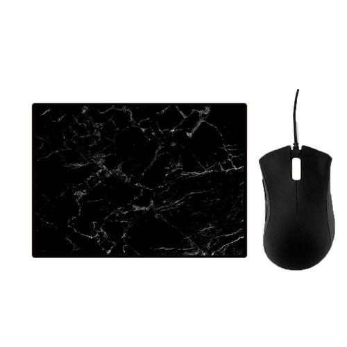 Non-Slip Mouse Pad Marble Design Desk Mat for Laptop Computer PC Gaming Mousepad - Afbeelding 6 van 8