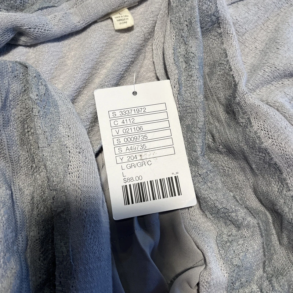 Cárdigan Suéter Anthropologie Grande Texturizado Detallado Gris NUEVO CON ETIQUETAS Foto 4 de 4