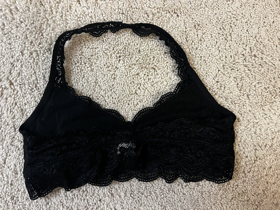Bralette de renda preta Zoe&Bella G - Imagem 4 de 4