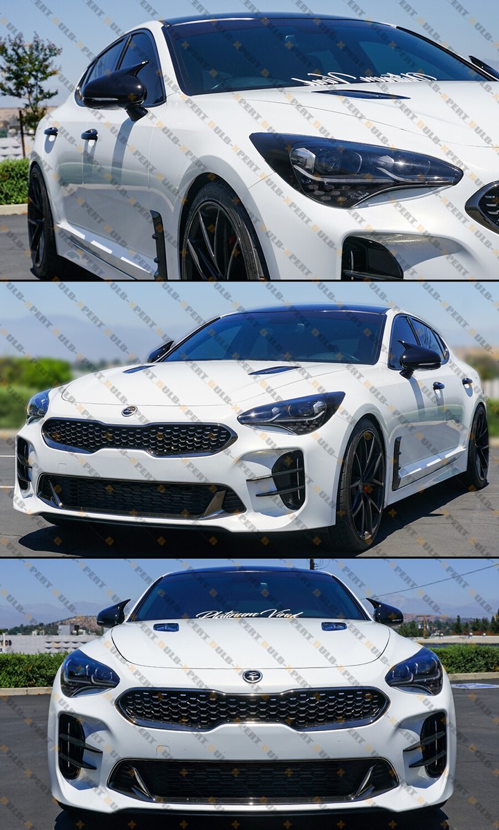 Für Kia Stinger 2018-23 Carbon Optik Spiegelkappen Produktbild-Vorschau 2
