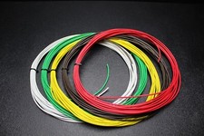 18 GAUGE 5 WAY TRAILER WIRE KIT 25 FT EA LIGHT BRAKE POWER GROUND BATTERY AWG